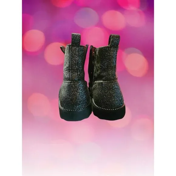 Cynthia Rowley Girl's Sparkly Boots Size 12 - Picture 3 of 8